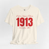 Delta Sigma Theta 1913 Unisex Jersey Short Sleeve T-Shirt, Sorority, Inc
