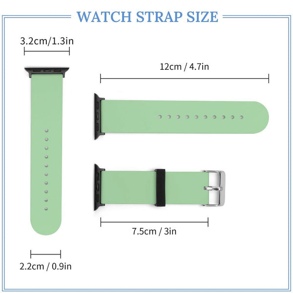 Mint Silicone Apple Watch Band