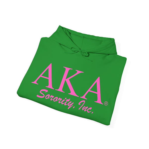 AKA Sorority Heavy Blend Hoodie | Cozy Unisex Sweatshirt for Sorority Events, Graduation, Gifts, Casual Wear, Team Spirit