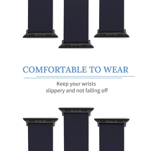 Midnight Silicone Apple Watch Band