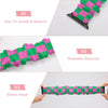 Pink & Green Checkered Scrunchie Apple Watch Band