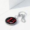 Delta Sigma Theta Line Number Keyring Tag