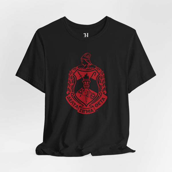 Delta Sigma Theta Shield Unisex Jersey Short Sleeve T-Shirt, Sorority, 1913