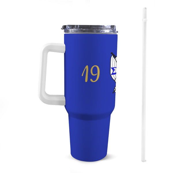 Sigma Gamma Rho 40oz Tumbler with White Handle