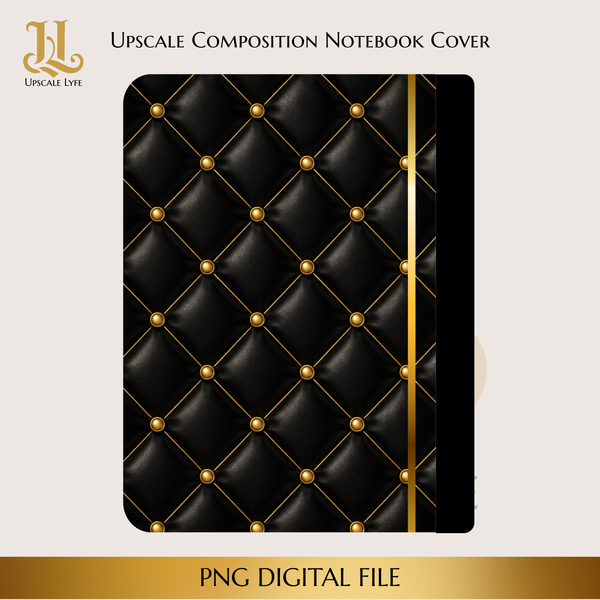 Upscale Notes Set - Luxury Black & Gold