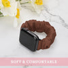 Mocha Scrunchie Apple Watch Band