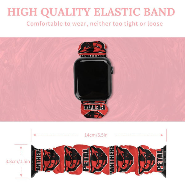 Petal Panthers School Scrunchie Apple Watch Band