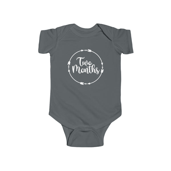 Two Months Milestone Infant Fine Jersey Bodysuit, Making Memories, Baby Pictures, 2 months