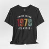 Limited Edition 1978 Classic T-Shirt, Traveling Shirt, Coffee Run Shirt, Birthday Shirt