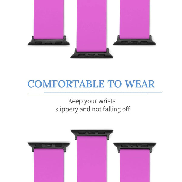 Lilac Silicone Apple Watch Band