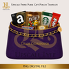 Chaos Coordinator Paper Purse Template Digital Download PNG Instant Digital Only File