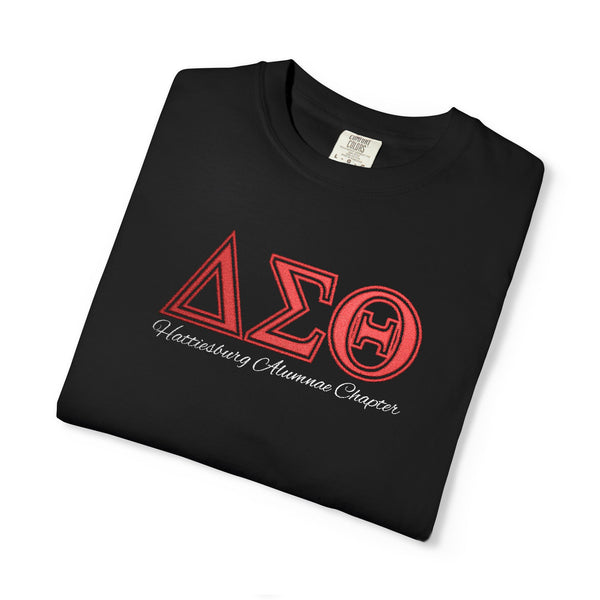 Delta Sigma Theta Personalized Embroidered Chapter T-Shirt — Greek Tee