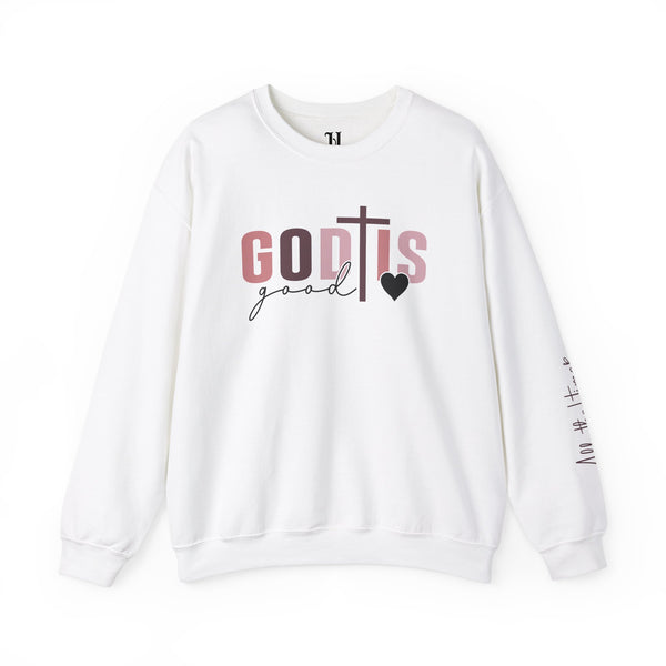 God Is Good All The Time Unisex Heavy Blend™ Crewneck Sweatshirt