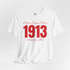 Delta Sigma Theta 1913 Unisex Jersey Short Sleeve T-Shirt, Sorority, Inc