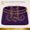 Chaos Coordinator Paper Purse Template Digital Download PNG Instant Digital Only File