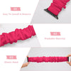 Coral/Hot Pink Scrunchie Apple Watch Band
