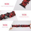Red Camo Scrunchie Apple Watch Band
