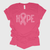 Hope Breast Cancer Awareness Rhinestone Bling T-Shirt