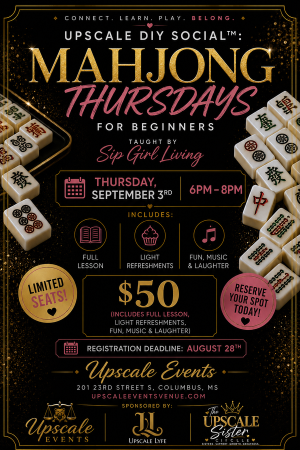 Upscale DIY Social: MAHJONG THURSDAYS Ticket