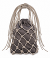 Upscale Glam Rhinestone Tote - Silver/Gray