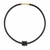 Upscale Glam Rhinestone Necklace - Black