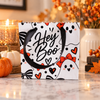 Hey Boo! Mini Gift Bag Printable Design | DIY Paper Gift Bag | Instant Download | Upscale Creations