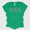 Alpha Kappa Alpha Rhinestone Bling T-Shirt