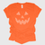 Halloween Pumpkin, Jack-o-Lantern Rhinestone Bling T-Shirt