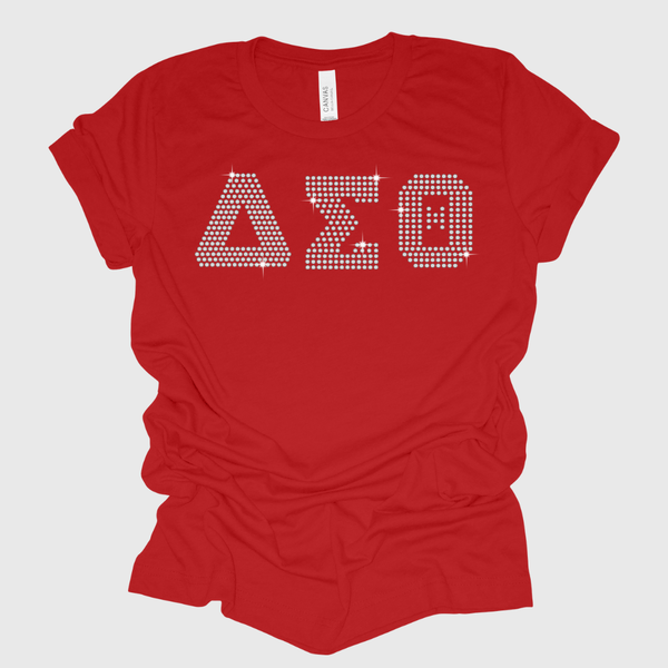 Delta Sigma Theta Rhinestone Bling T-Shirt
