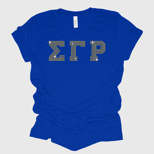 Sigma Gamma Rho Rhinestone Bling T-Shirt