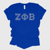 Zeta Phi Beta Rhinestone Bling T-Shirt