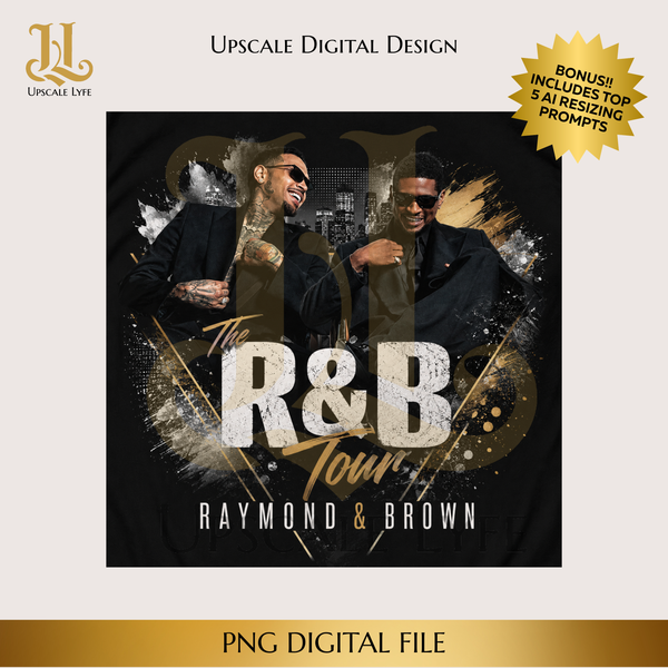 R&B Tour Digital Download PNG Instant Digital Only File