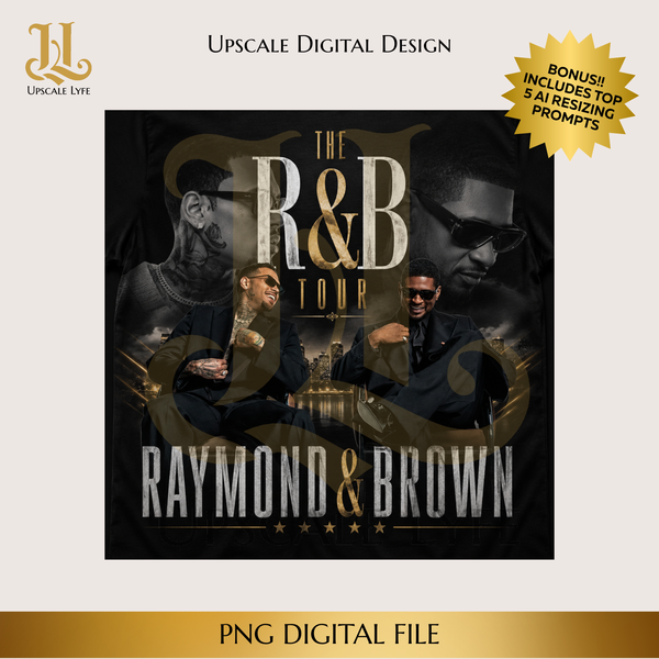 R&B Tour Digital Download PNG Instant Digital Only File