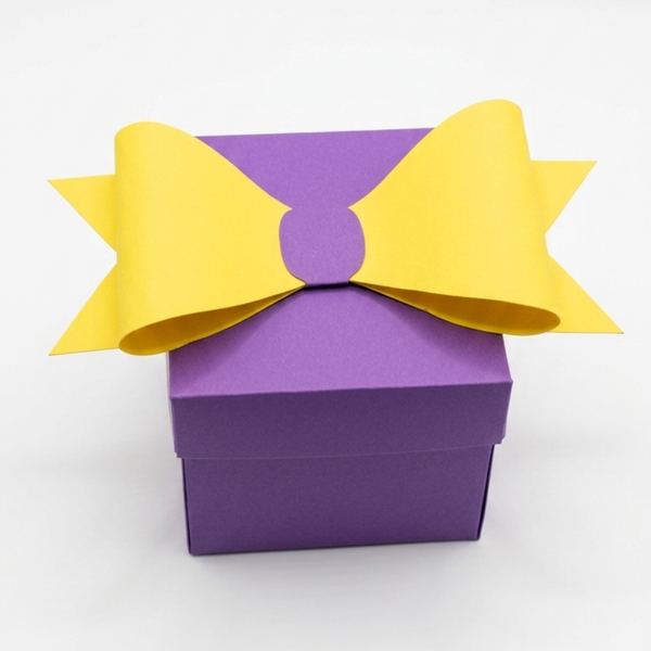 Upscale Money Moments™ – Purple/Gold Pre-Filled Explosion Gift Box