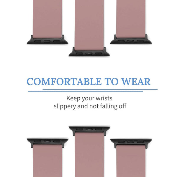 Tan Silicone Apple Watch Band