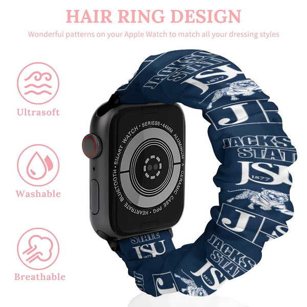 Jackson State University Scrunchie Apple Watch Band