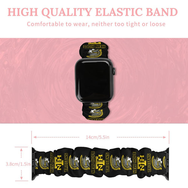 New Hope Trojans Scrunchie Apple Watch Band