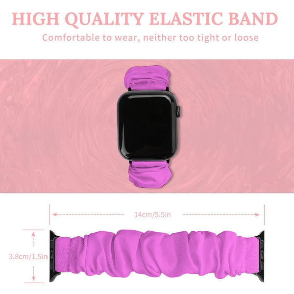 Lilac Scrunchie Apple Watch Band