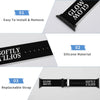 Black Glow Softly Silicone Apple Watch Band