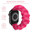 Pink Checkered Scrunchie Apple Watch Band