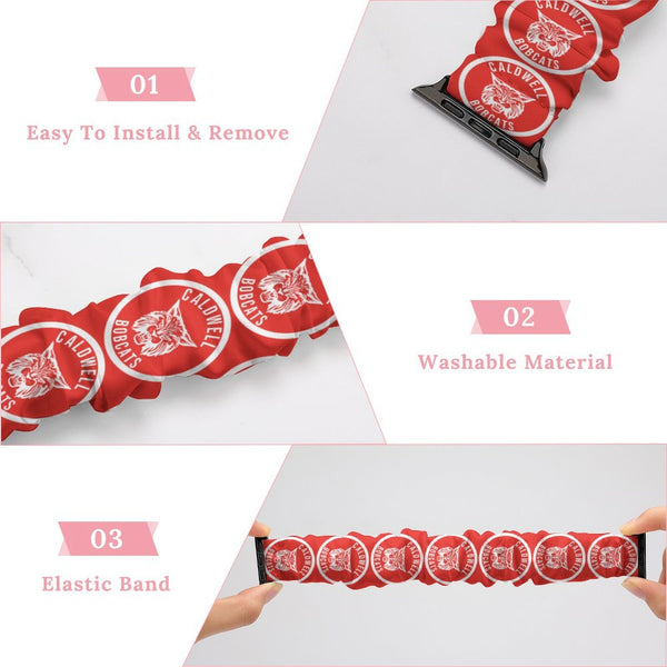 Caldwell High School Scrunchie Apple Watch Band