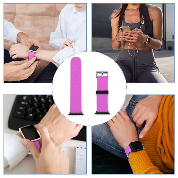 Lilac Silicone Apple Watch Band