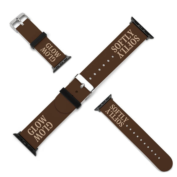 Mocha Glow Softly Silicone Apple Watch Band