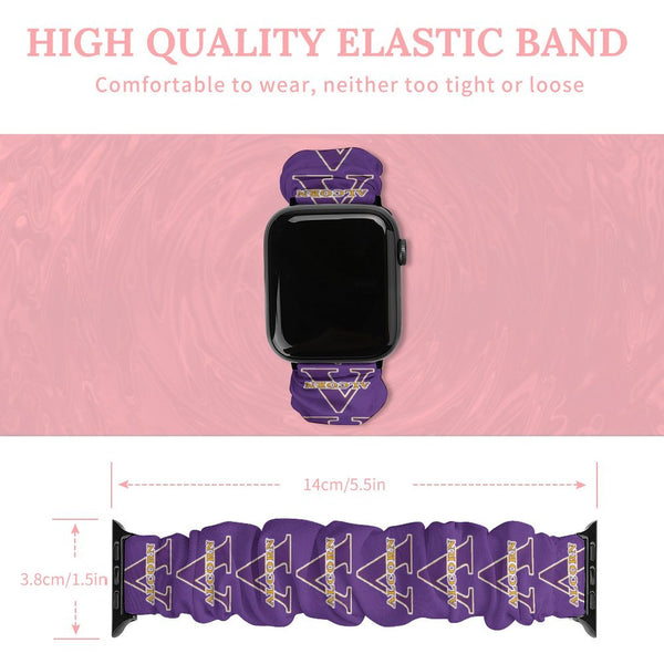 Alcorn State University Scrunchie Apple Watch Band