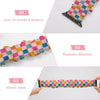 Multi-Colored Checkered Scrunchie Apple Watch Band