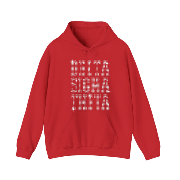 Delta Sigma Theta 1913 Rhinestone Bling Hoodie