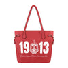 1913 Delta Sigma Theta Clover Canvas Tote Bag