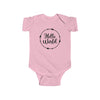 Hello World Infant Fine Jersey Bodysuit