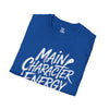 Main Character Energy Unisex Softstyle T-Shirt, Fun Graphic Tee, Casual Wear, Gifts for Gen Z, Everyday Style, Birthday Present, [...]