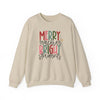 Merry Teacher Bright Students Unisex Crewneck Sweatshirt